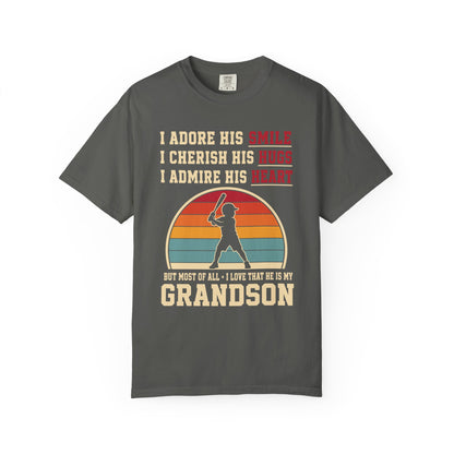 Grandma's Baseball Heart T-Shirt