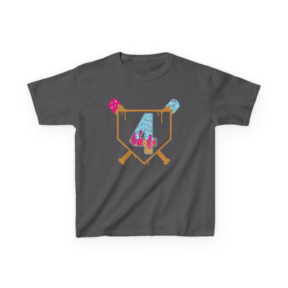 Baseball 4th Birthday Kids T-shirt