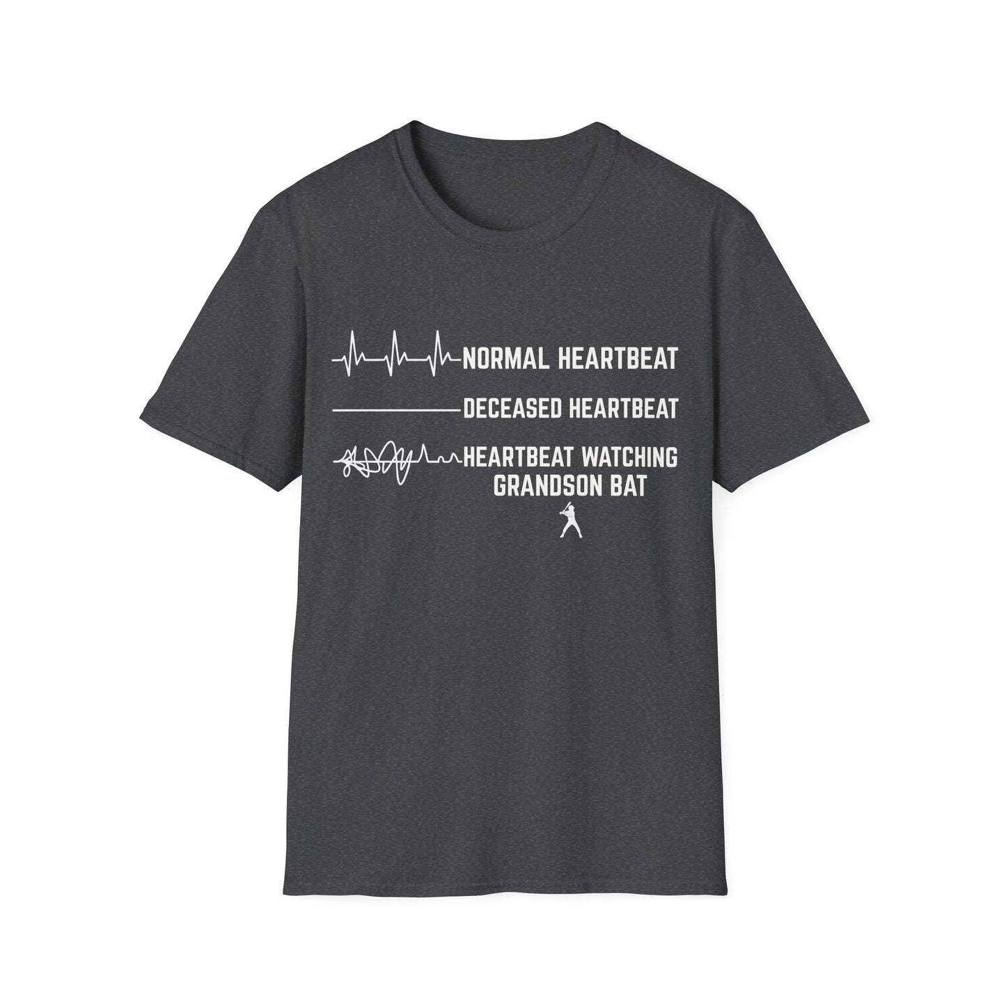 Grandson's At-Bat Flatlines Me T-Shirt