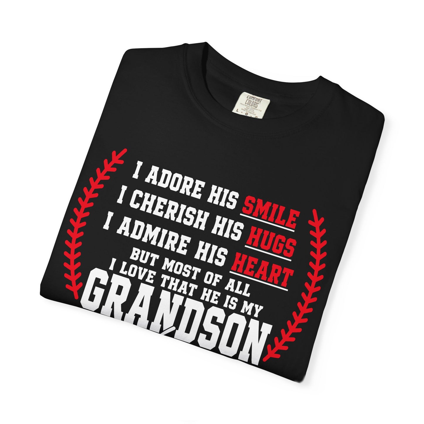 Grandma's Baseball Heart T-Shirt