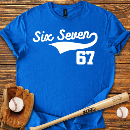 67 Baseball Style Adult T-Shirt
