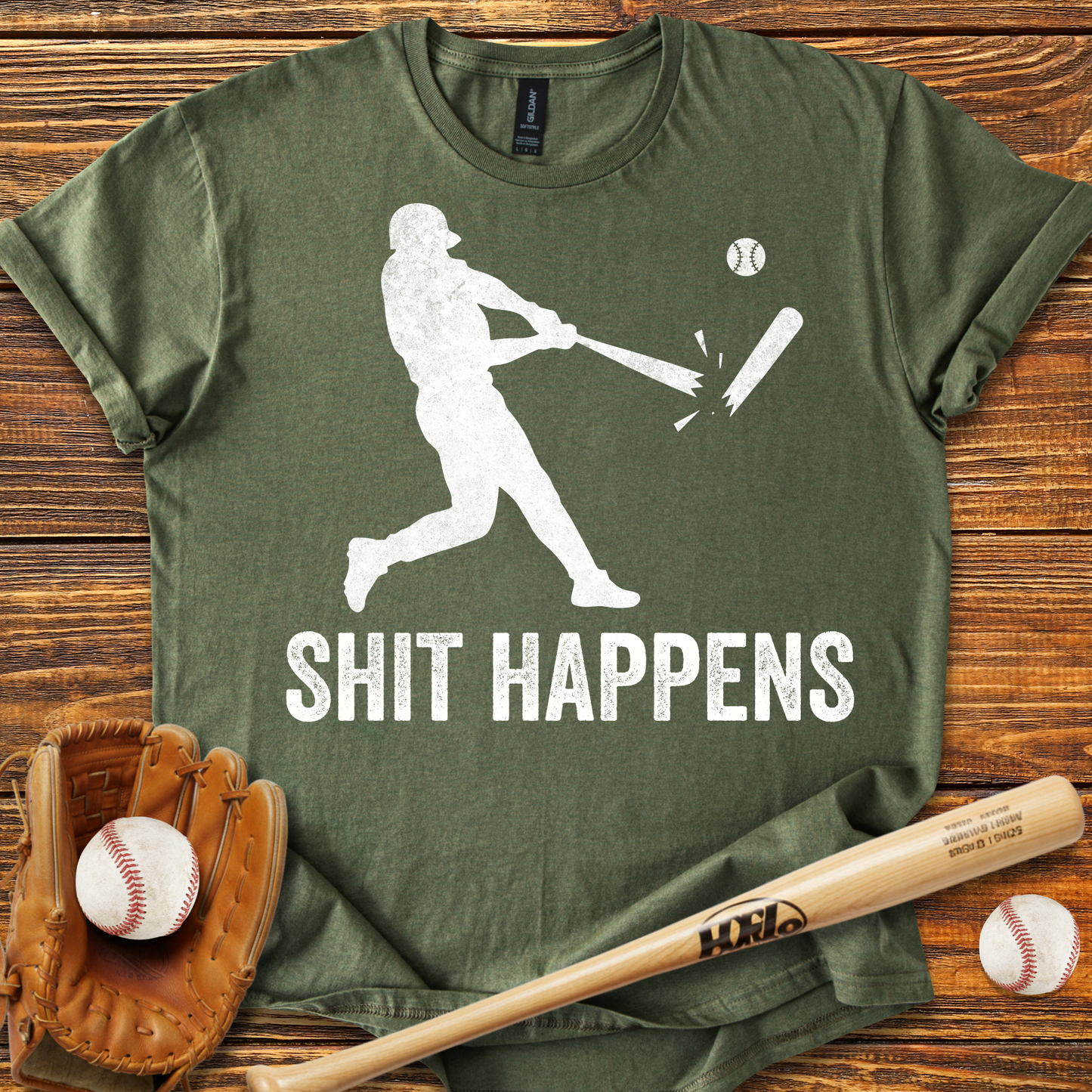 Shit Happens Adult T-shirt