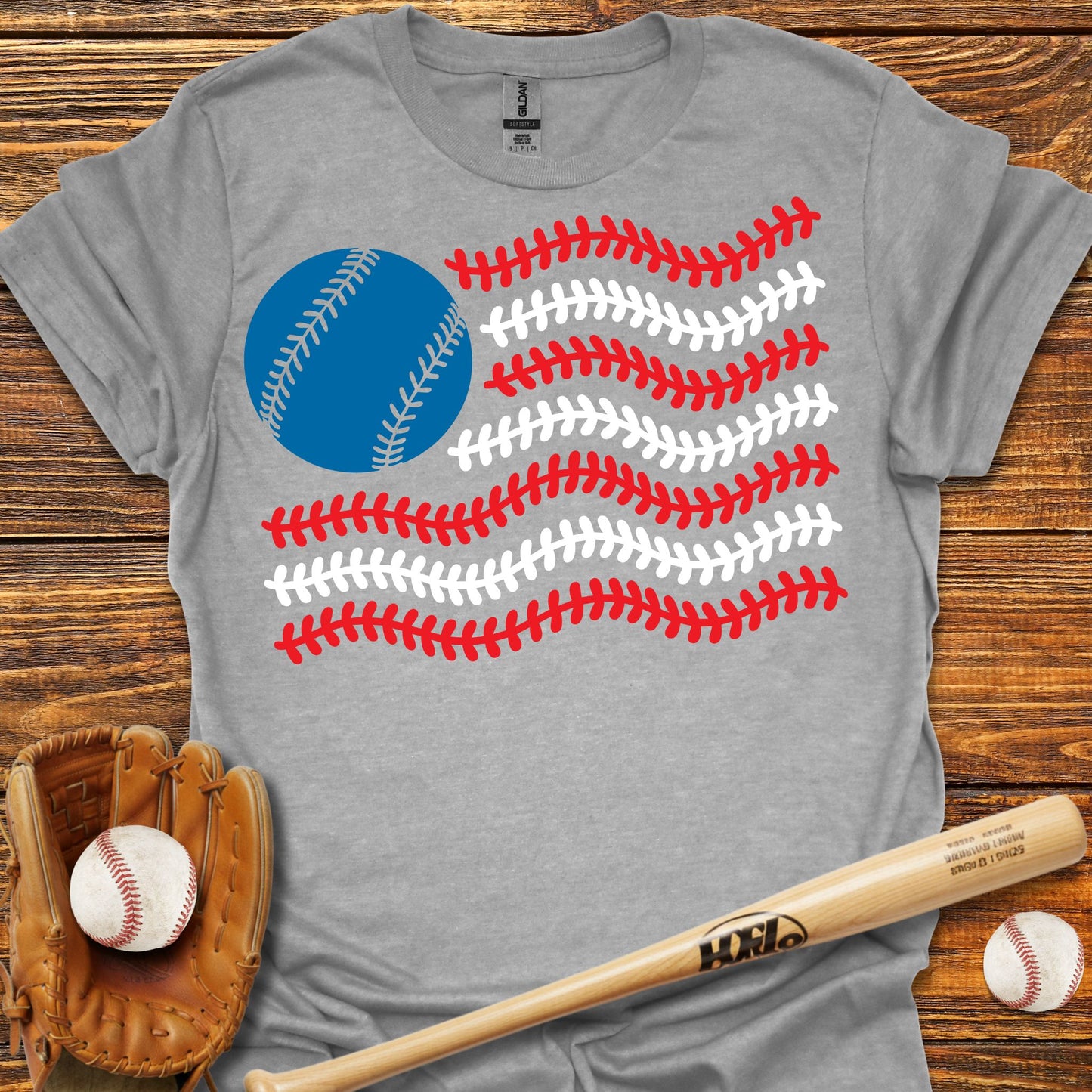 Patriotic USA Adult T-Shirt