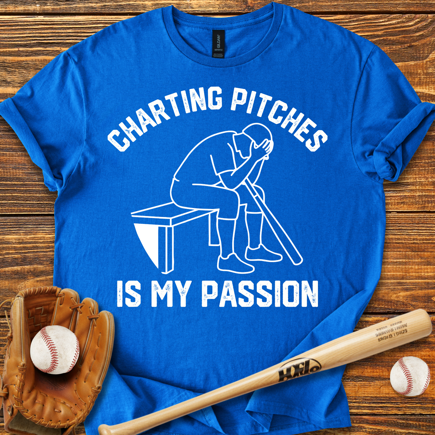 Funny Charting Pitches Adult T-Shirt