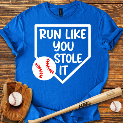 Run Like You Stole It Adult T-shirt