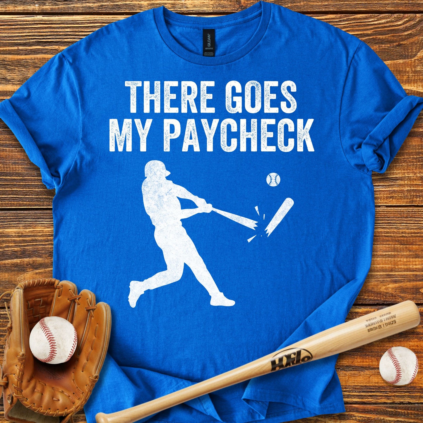 Funny Paycheck Adult T-shirt