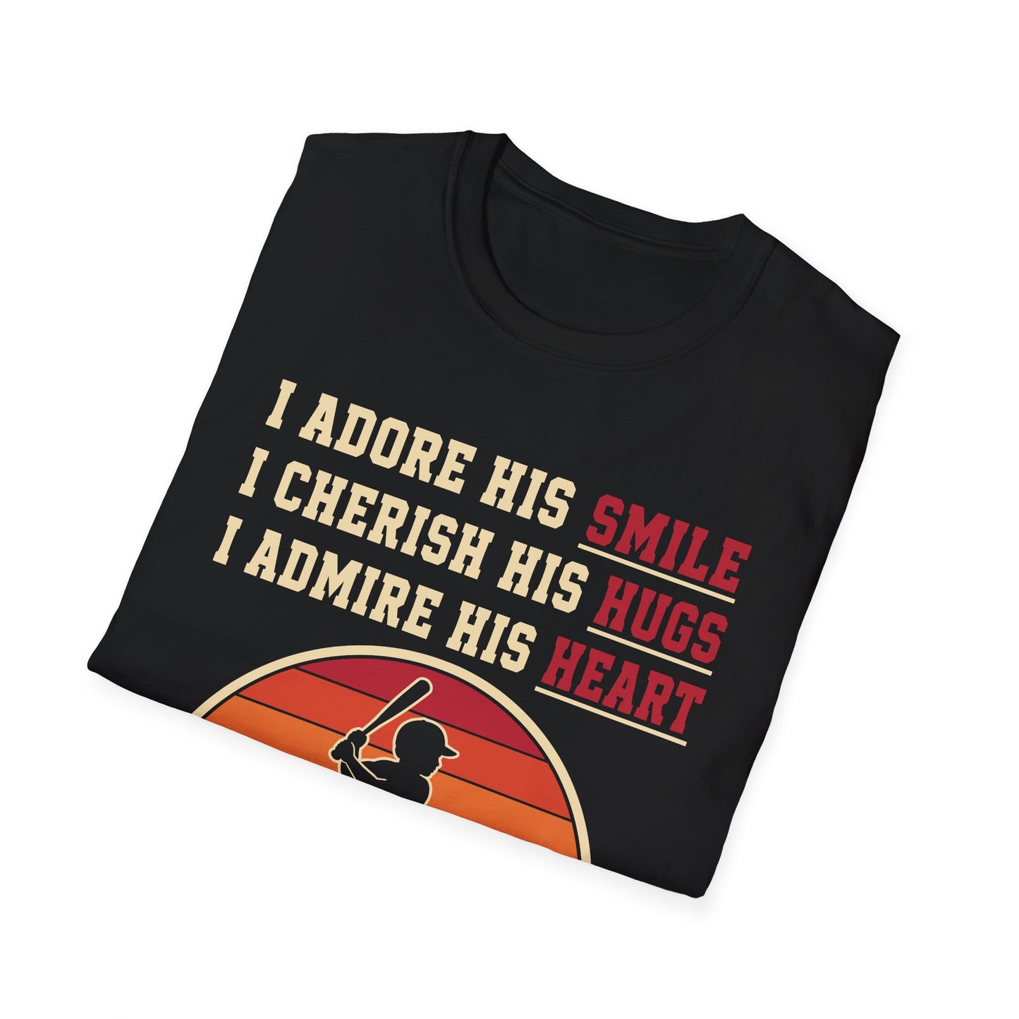 Grandma's Baseball Heart T-Shirt