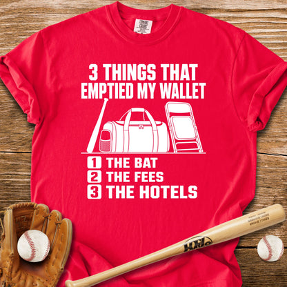 Travel Ball Drained My Wallet T-Shirt