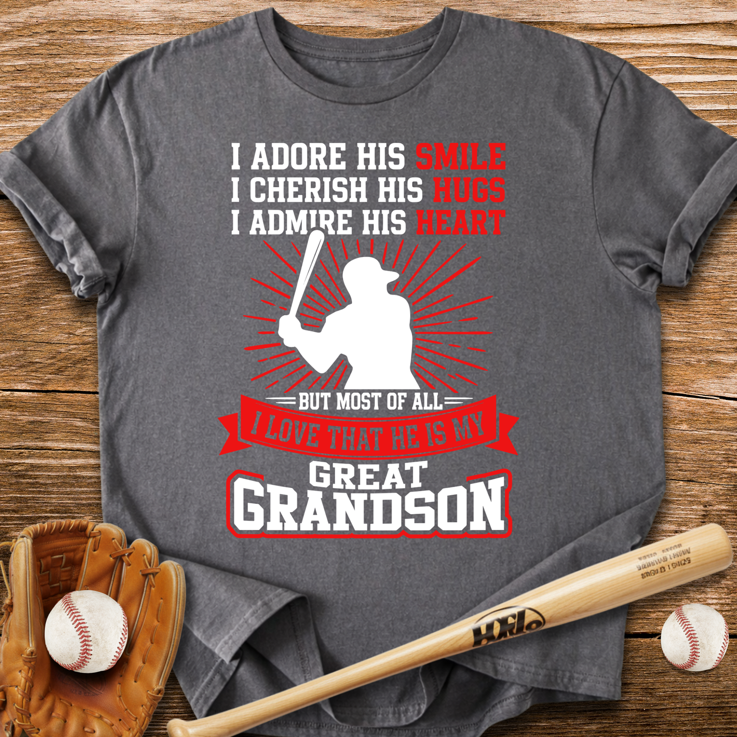 Great Grandson Baseball T-Shirt