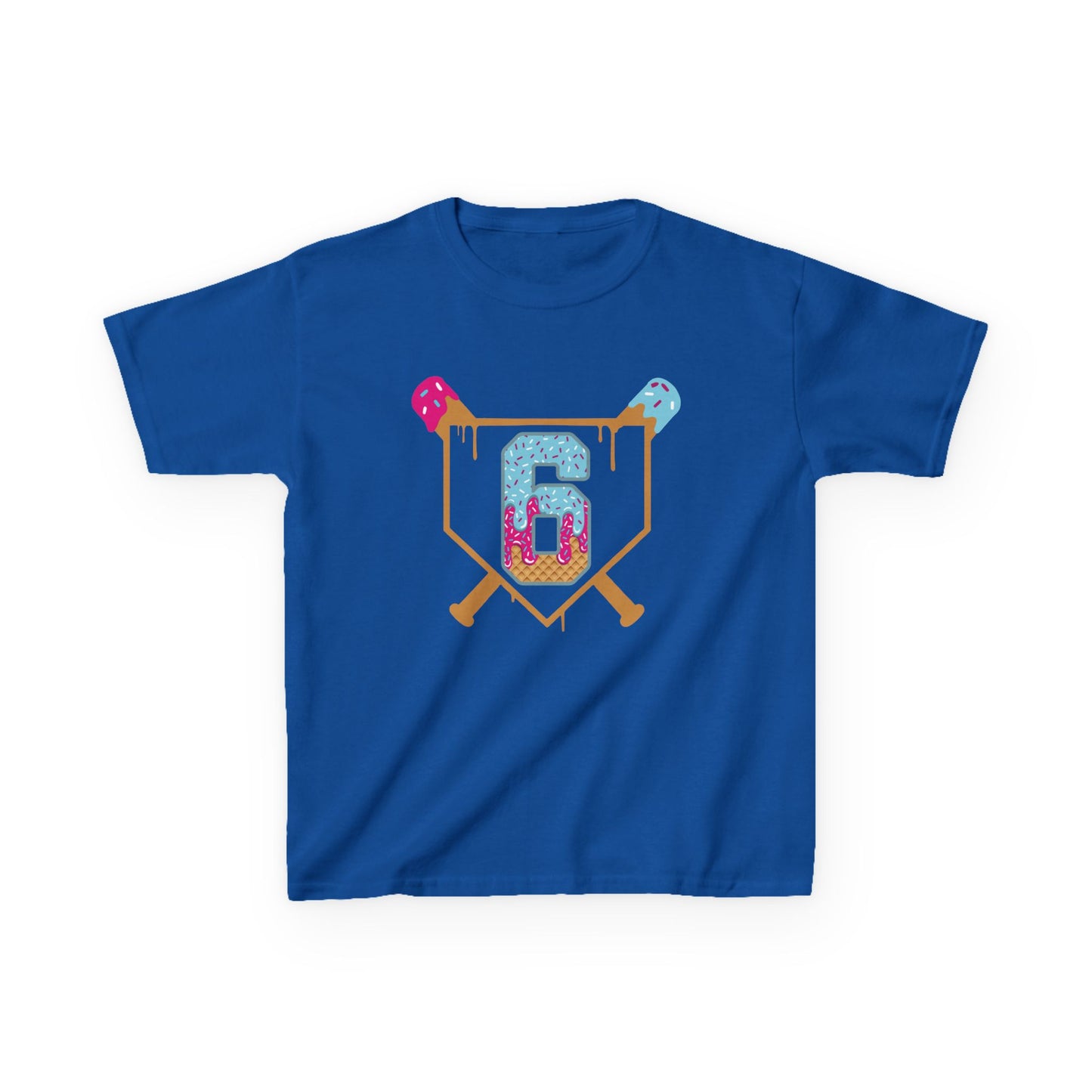 Baseball 6th Birthday Kids T-shirt