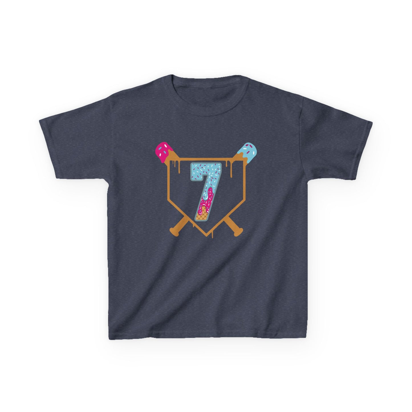 Baseball 7th Birthday Kids T-shirt