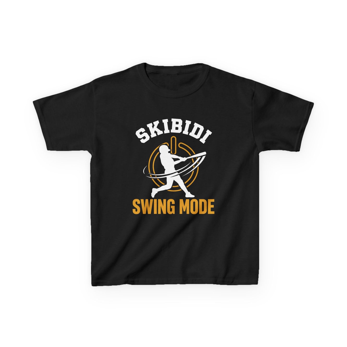 Skibidi Swing Mode Baseball Kids T-shirt