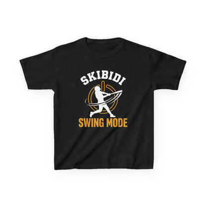 Skibidi Swing Mode Baseball Kids T-shirt