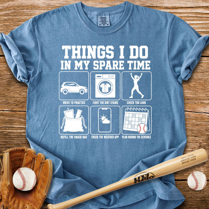 Life Runs On Her Softball Schedule T-Shirt