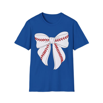 Charming Bow Graphic T-Shirt for All Occasions, Gift for Her, Casual Wear, Holiday Apparel, Trendy Fashion Statement