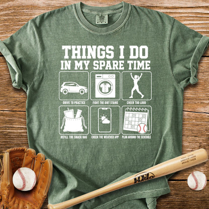 Life Runs On Her Softball Schedule T-Shirt