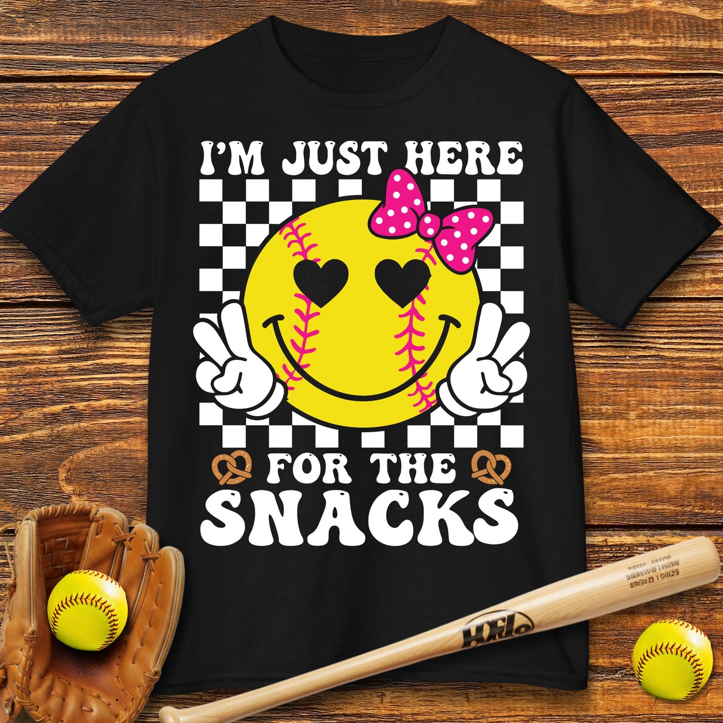 Softball Sister Kids T-shirt