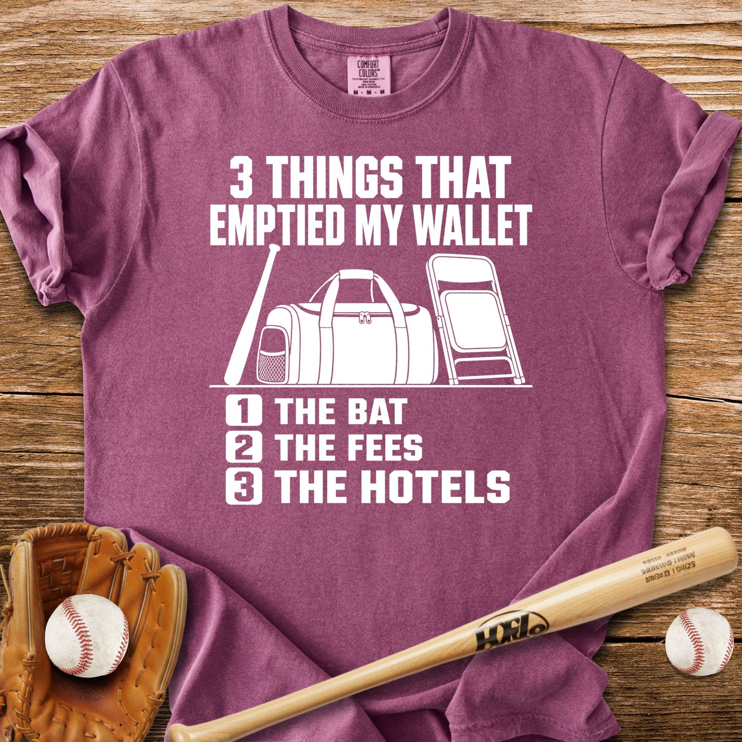 Travel Ball Drained My Wallet T-Shirt