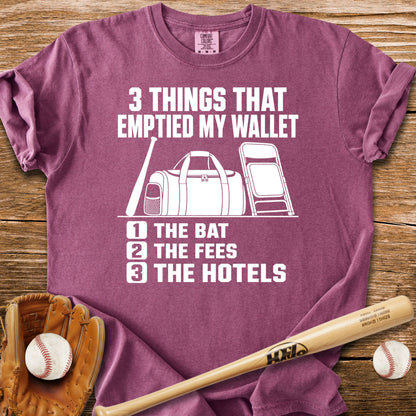 Travel Ball Drained My Wallet T-Shirt