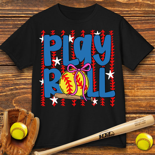 Play Ball Softball Kids T-shirt