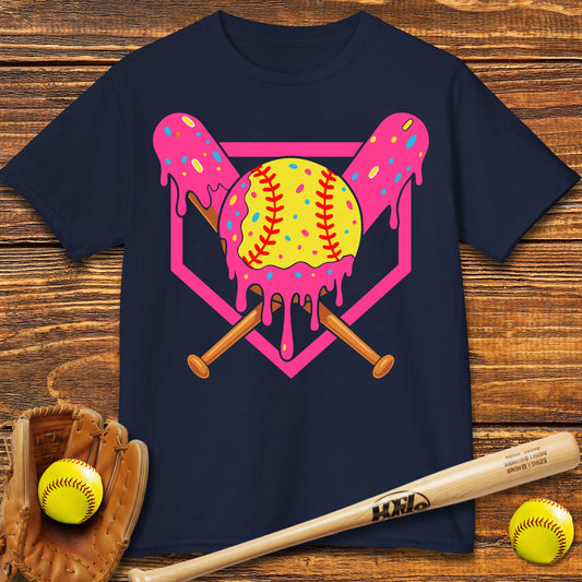 Drip Softball Kids T-shirt