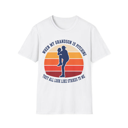 Grandparent  Sees Only Strikes T-Shirt