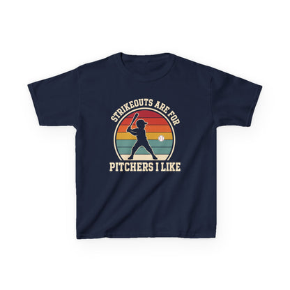 Strikeouts Are For Pitchers I Like Kids T-shirt