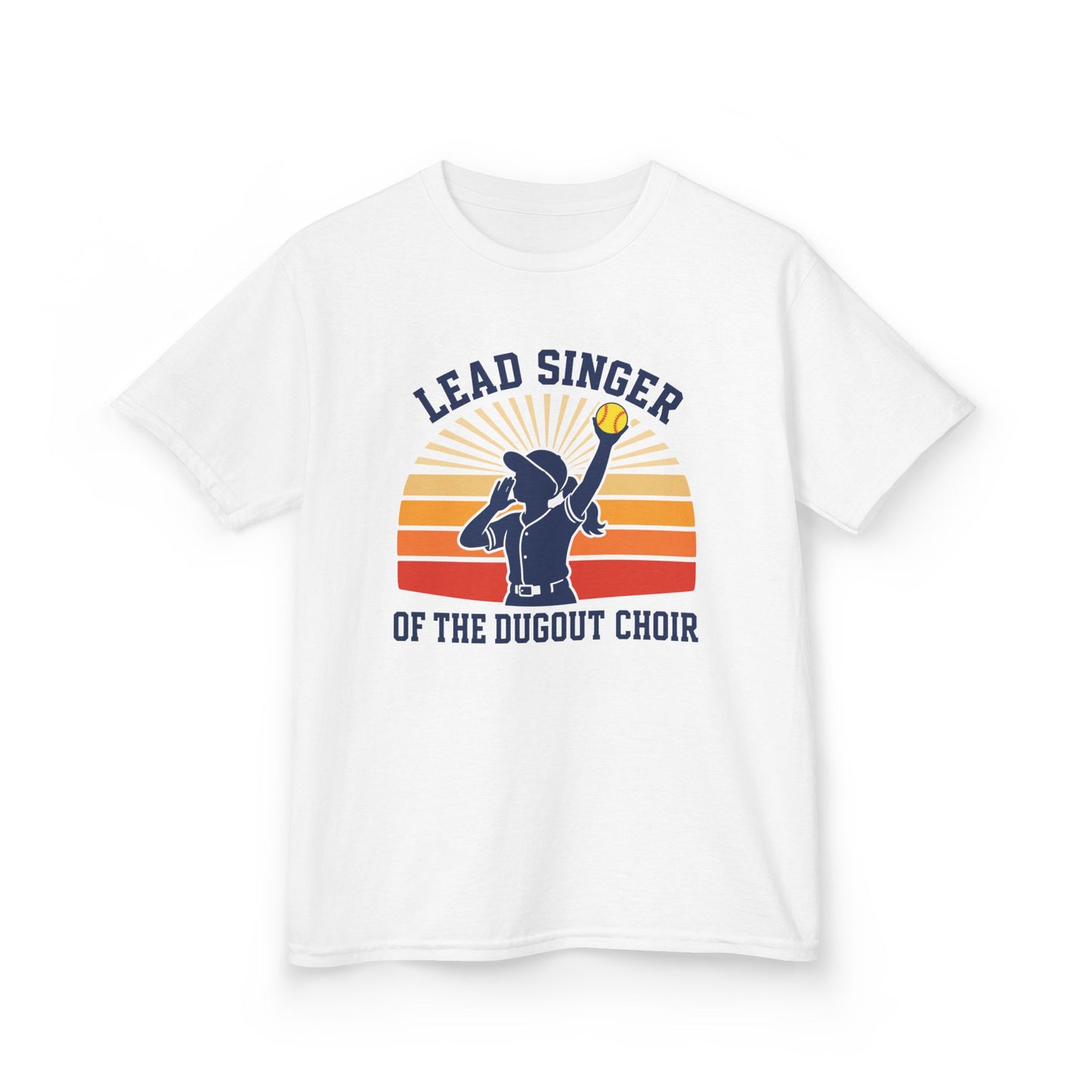Loudest Girl In Dugout Kids T-shirt