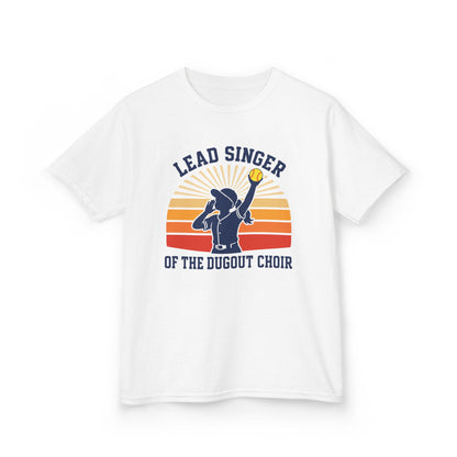 Loudest Girl In Dugout Kids T-shirt