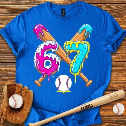 Baseball Drip 67 Adult T-Shirt