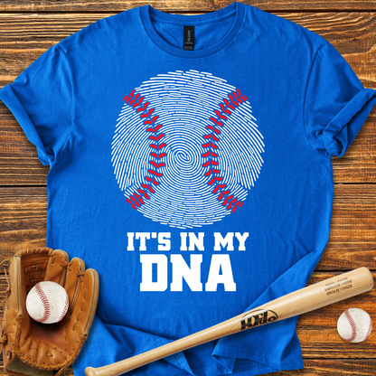 It's In My DNA Baseball Adult T-Shirt
