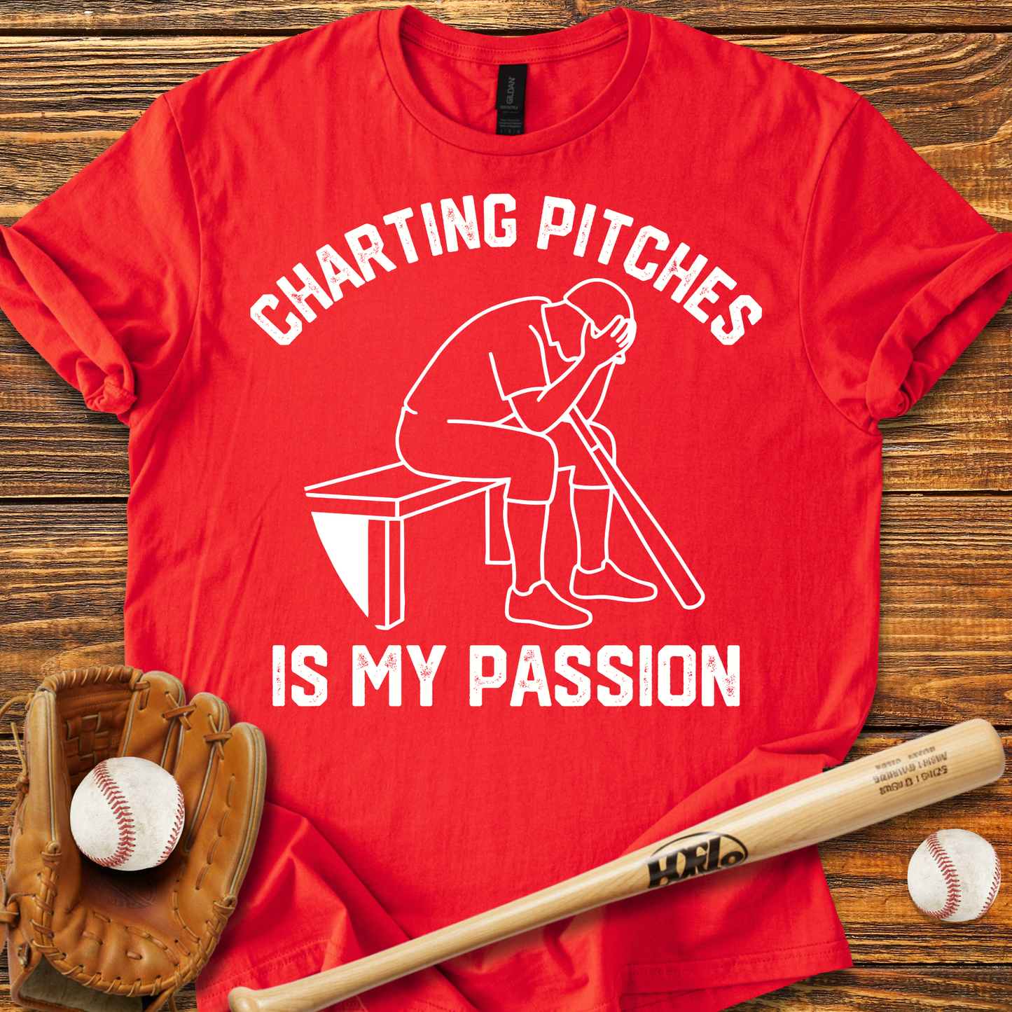 Funny Charting Pitches Adult T-Shirt