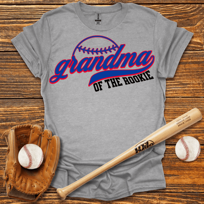 Grandma Of The Rookie Adult T-Shirt