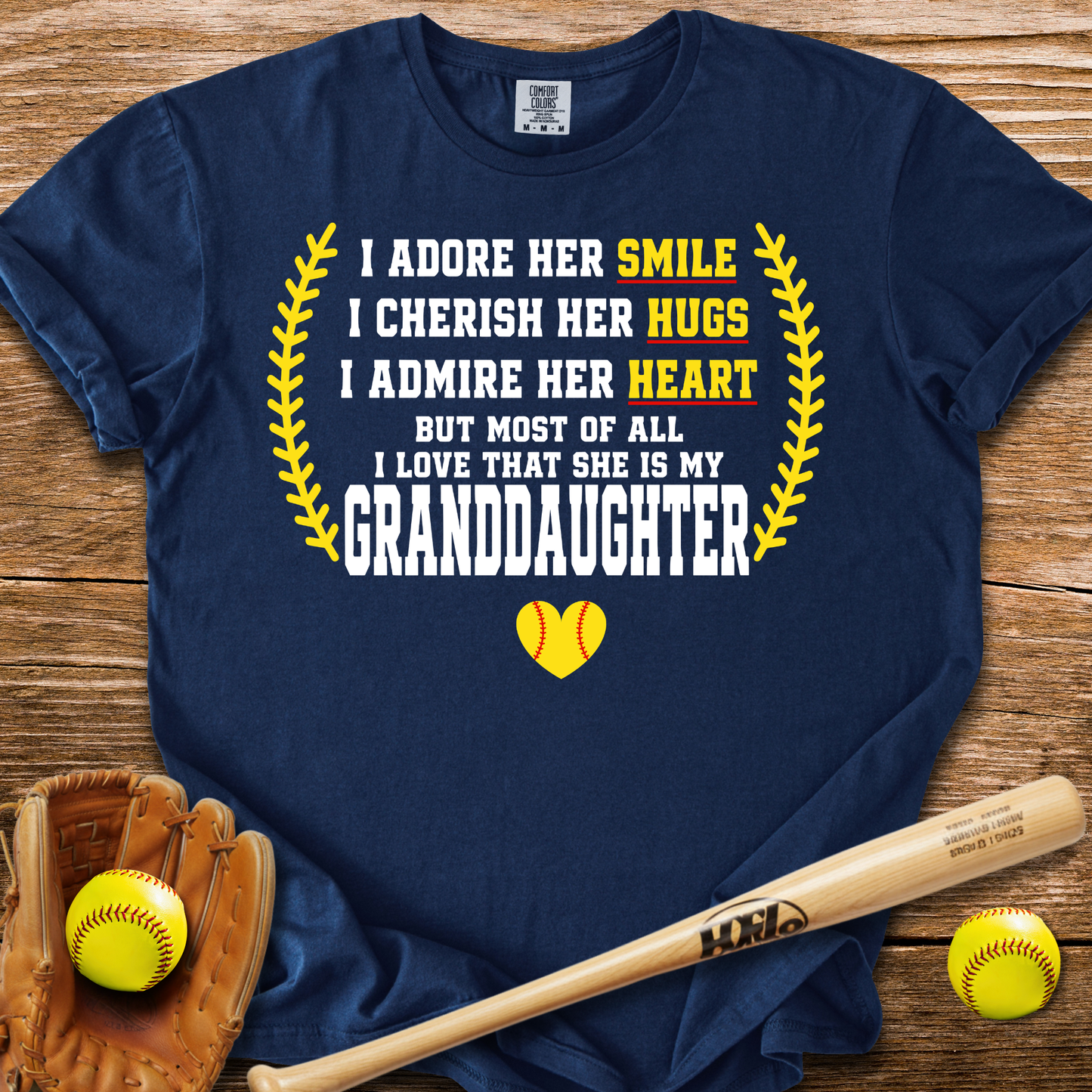 Adores Her Granddaughter T-Shirt