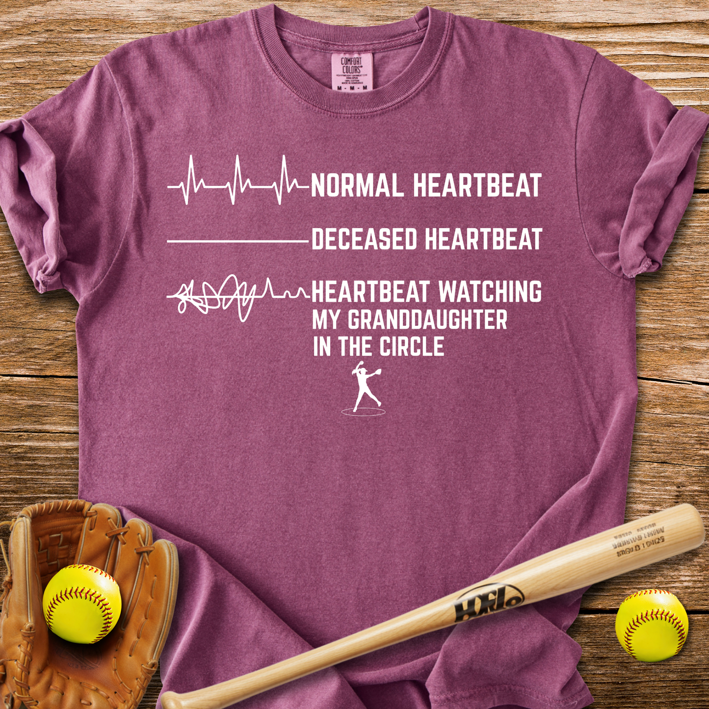 Granddaughter's Circle Flatlines Me T-Shirt