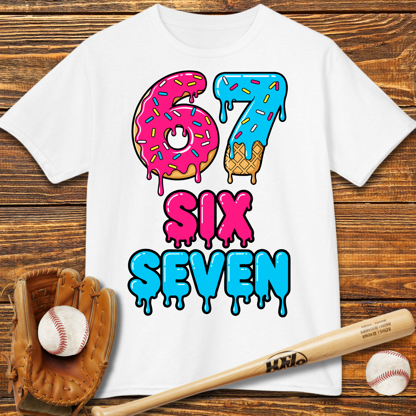 Baseball Drip 67 Kids T-Shirt