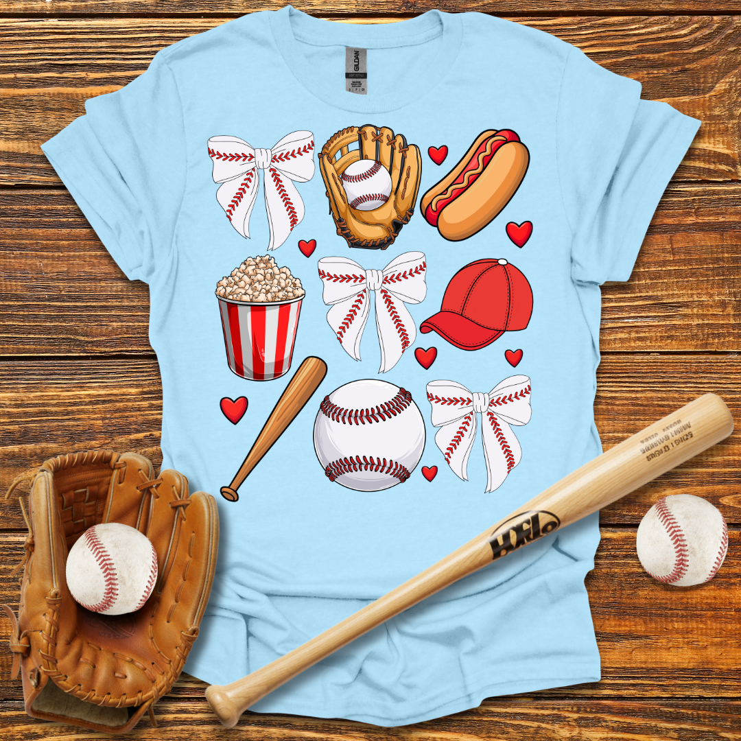 Red Coquette Bow Tee