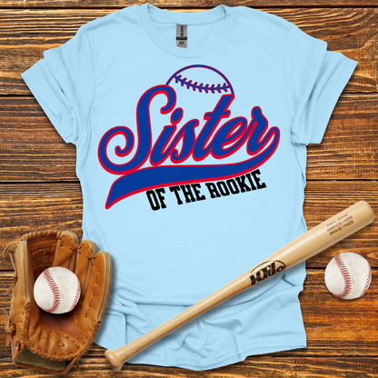 Sister Of The Rookie Adult T-Shirt