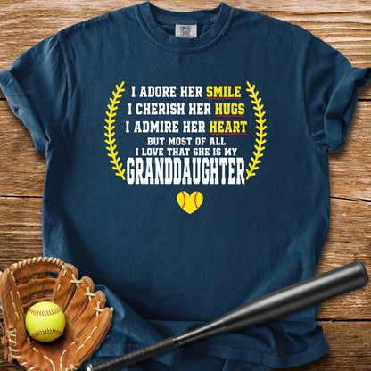 Adores Her Granddaughter - HomeRun PrintsComfort Colors
