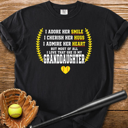 Adores Her Granddaughter - HomeRun PrintsComfort Colors