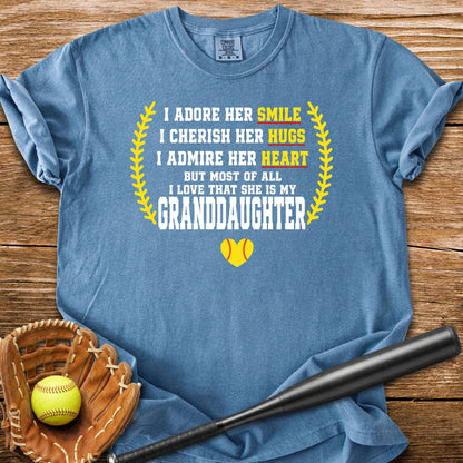 Adores Her Granddaughter - HomeRun PrintsComfort Colors