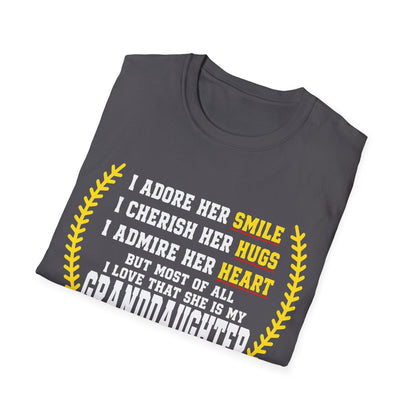 Adores Her Granddaughter T-Shirt - HomeRun PrintsT-Shirt