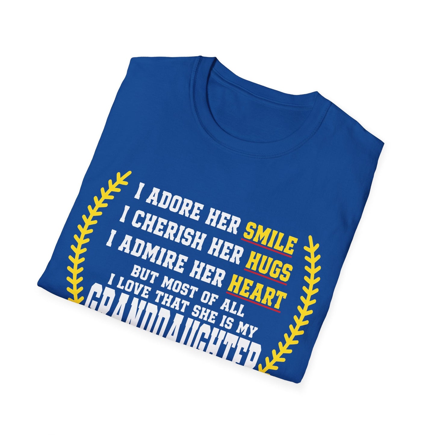 Adores Her Granddaughter T-Shirt - HomeRun PrintsT-Shirt