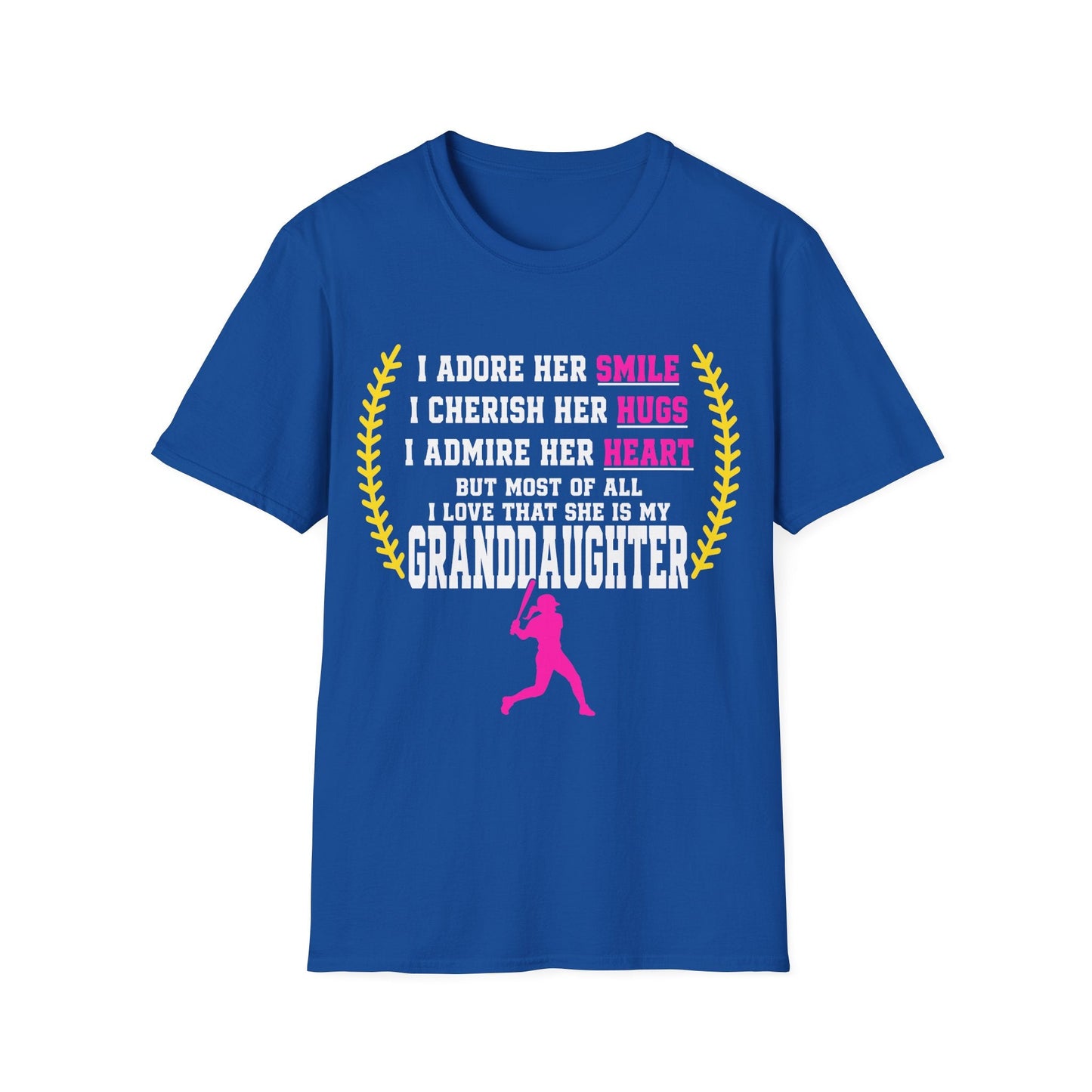 Adores Her Granddaughter T-Shirt - HomeRun PrintsT-Shirt
