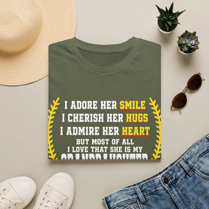 Adores Her Granddaughter T-Shirt - HomeRun PrintsT-Shirt