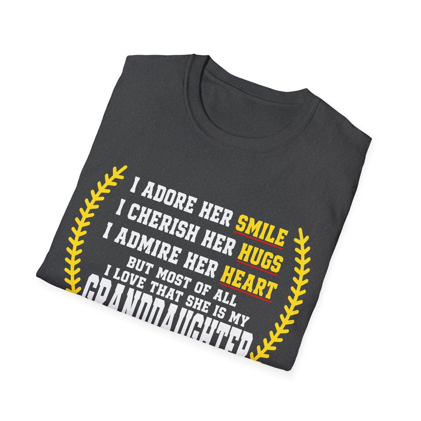 Adores Her Granddaughter T-Shirt - HomeRun PrintsT-Shirt