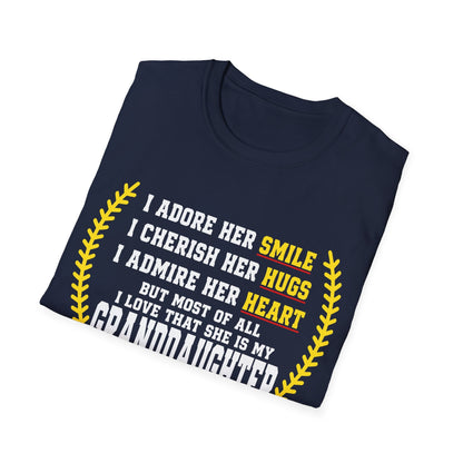 Adores Her Granddaughter T-Shirt - HomeRun PrintsT-Shirt