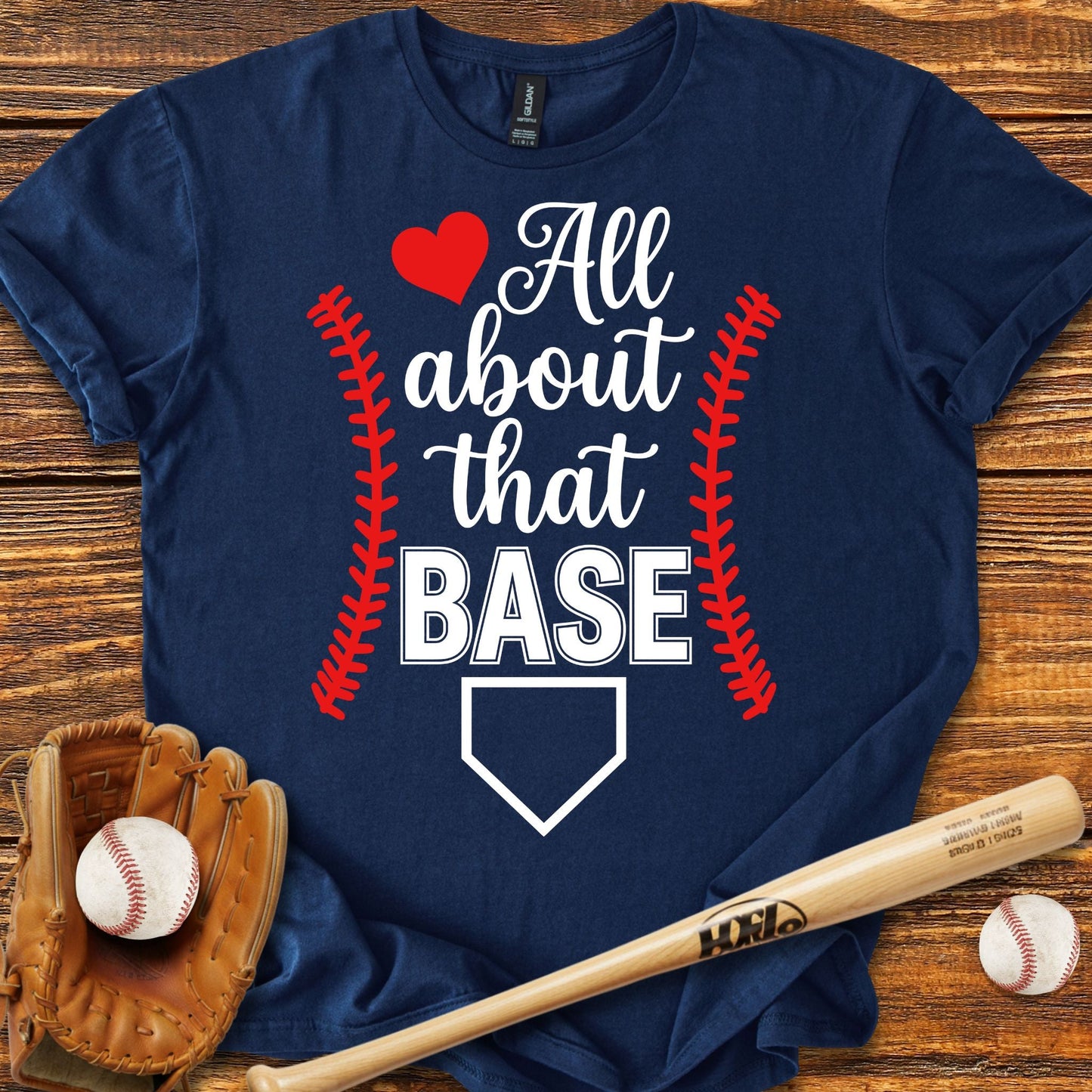 All About That Base T-shirt - HomeRun PrintsT-Shirt
