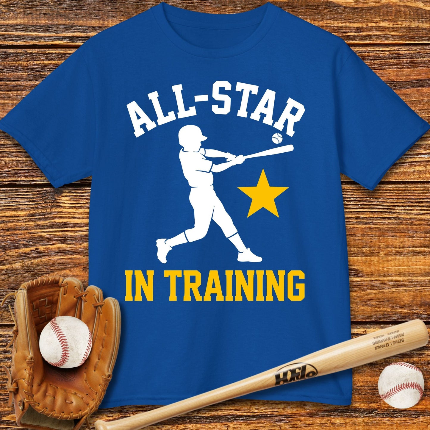 All-Star In Training Basebal Kids T-shirt - HomeRun PrintsKids clothes