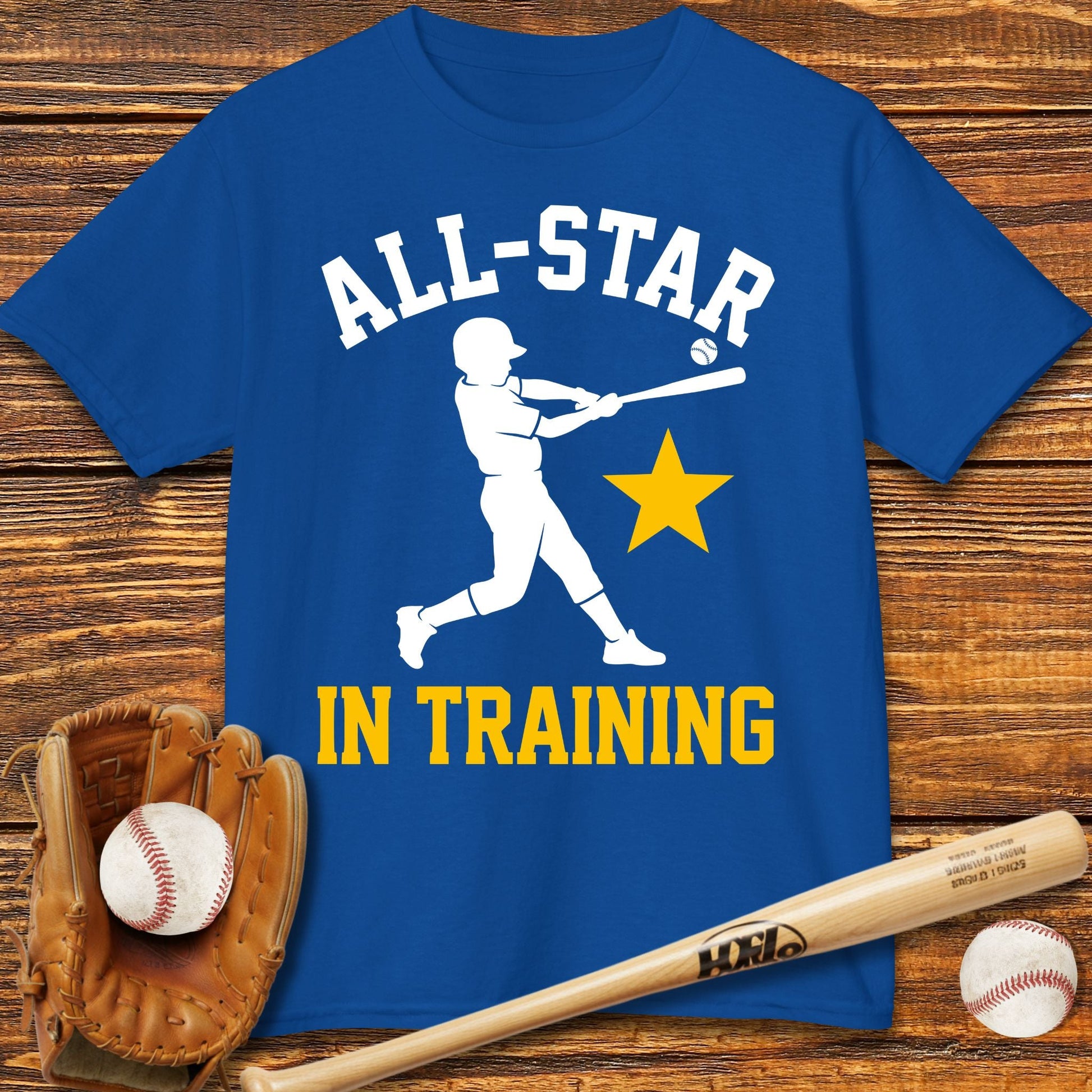 All-Star In Training Basebal Kids T-shirt - HomeRun PrintsKids clothes